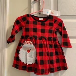 Buffalo Check Santa Dress
